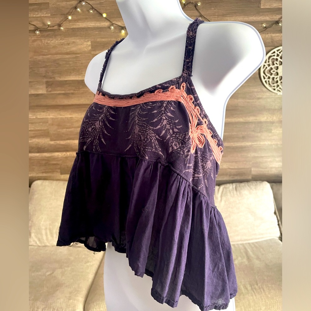 Free People Crop Top with Back Tie